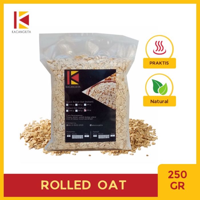 

Rolled Oat Natural - Gandum Utuh 250gr