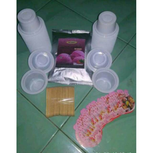 Paket Es krim bubuk/bahan es krim/bubuk es krim (mr. Cool)