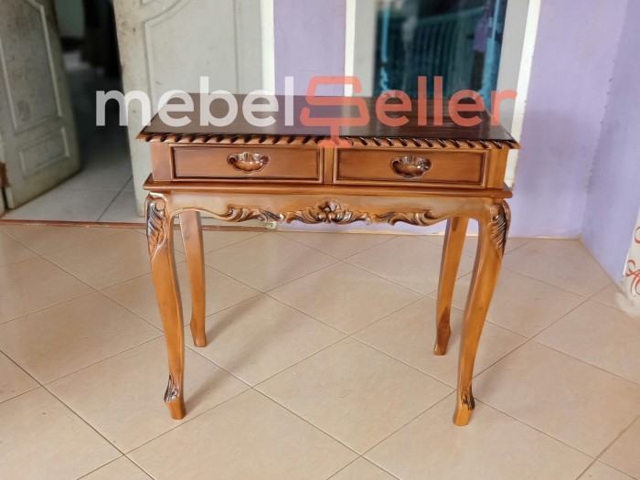Meja Konsul Jati Minimalis - Meja Konsul Jati - Meja Konsul Retro