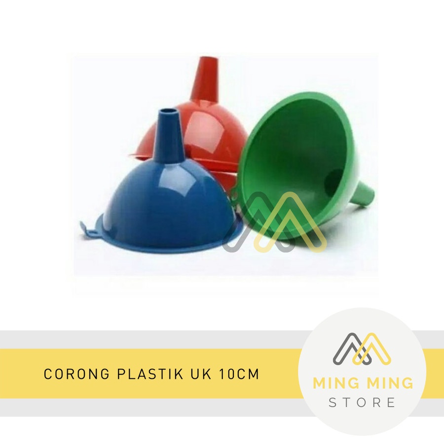 Corong Minyak Bening Dan Corong Plastik 12 cm