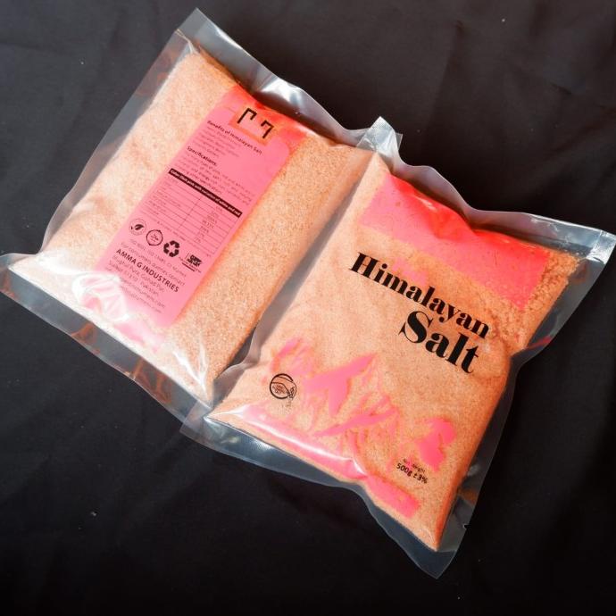 

Himalayan Salt Pink Rock Salt Extra Fine 500gr - Garam Himalaya 500gr