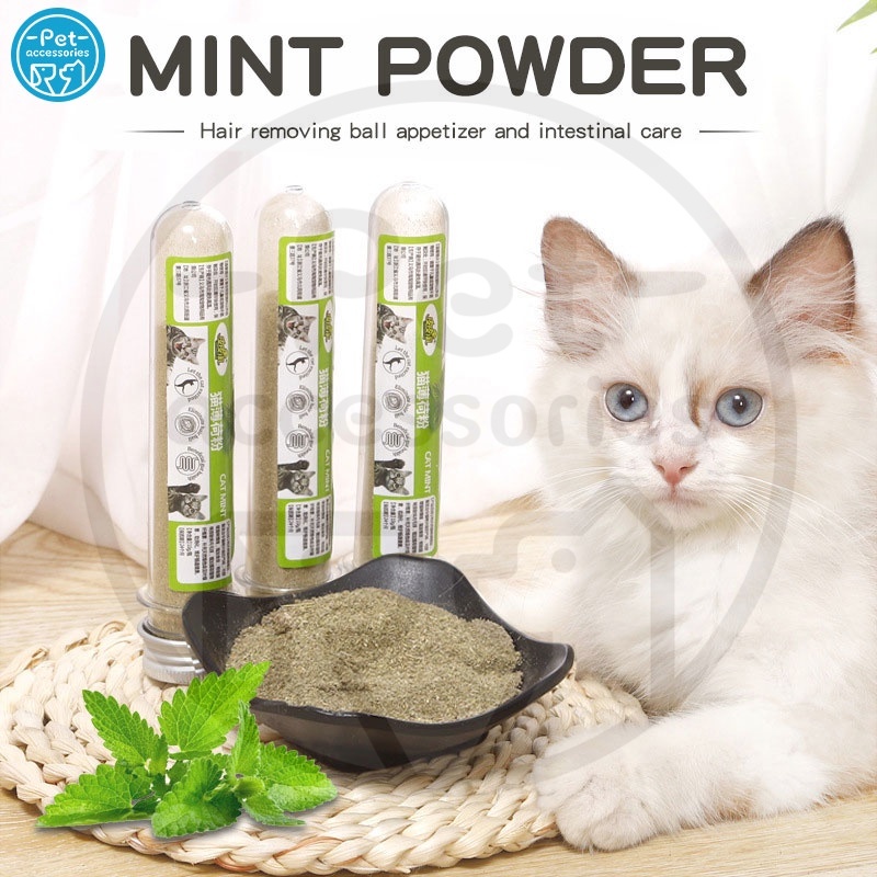 Catmint Snacks Bubuk Catnip Powder Camilan Kucing 10g