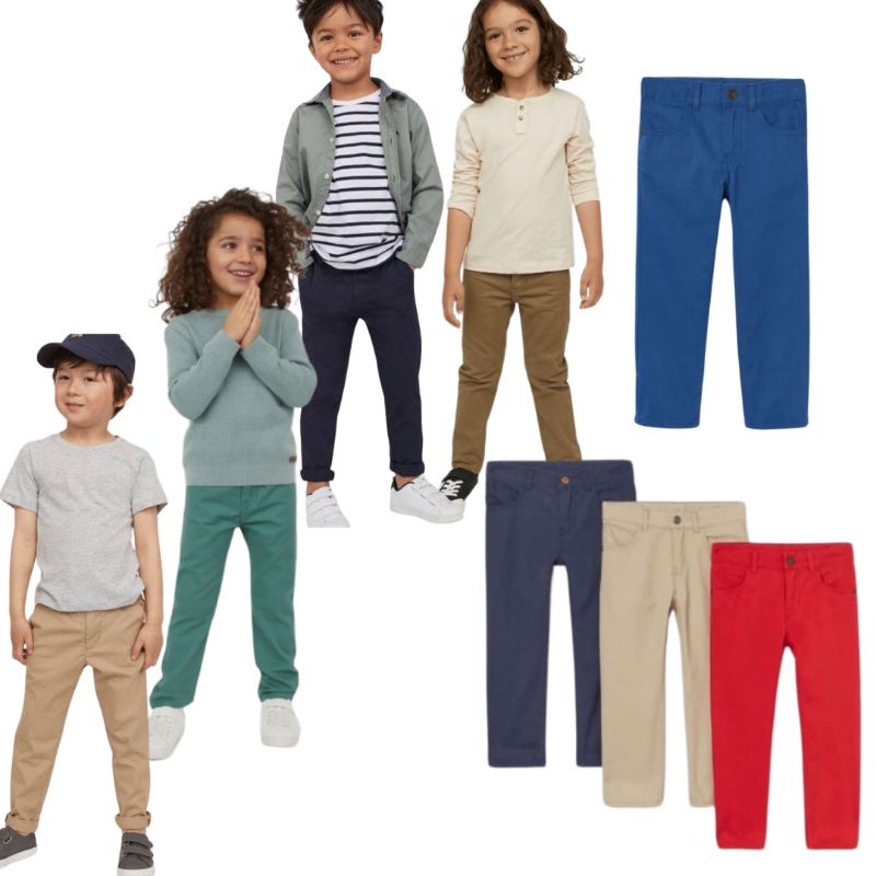 Celana chinos anak laki laki 5-10 tahun HM