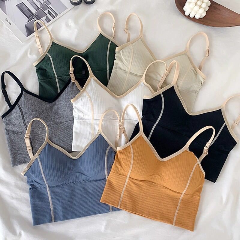 C368 • Low Back Bralette Croptop Bra Import • Fashion Wanita