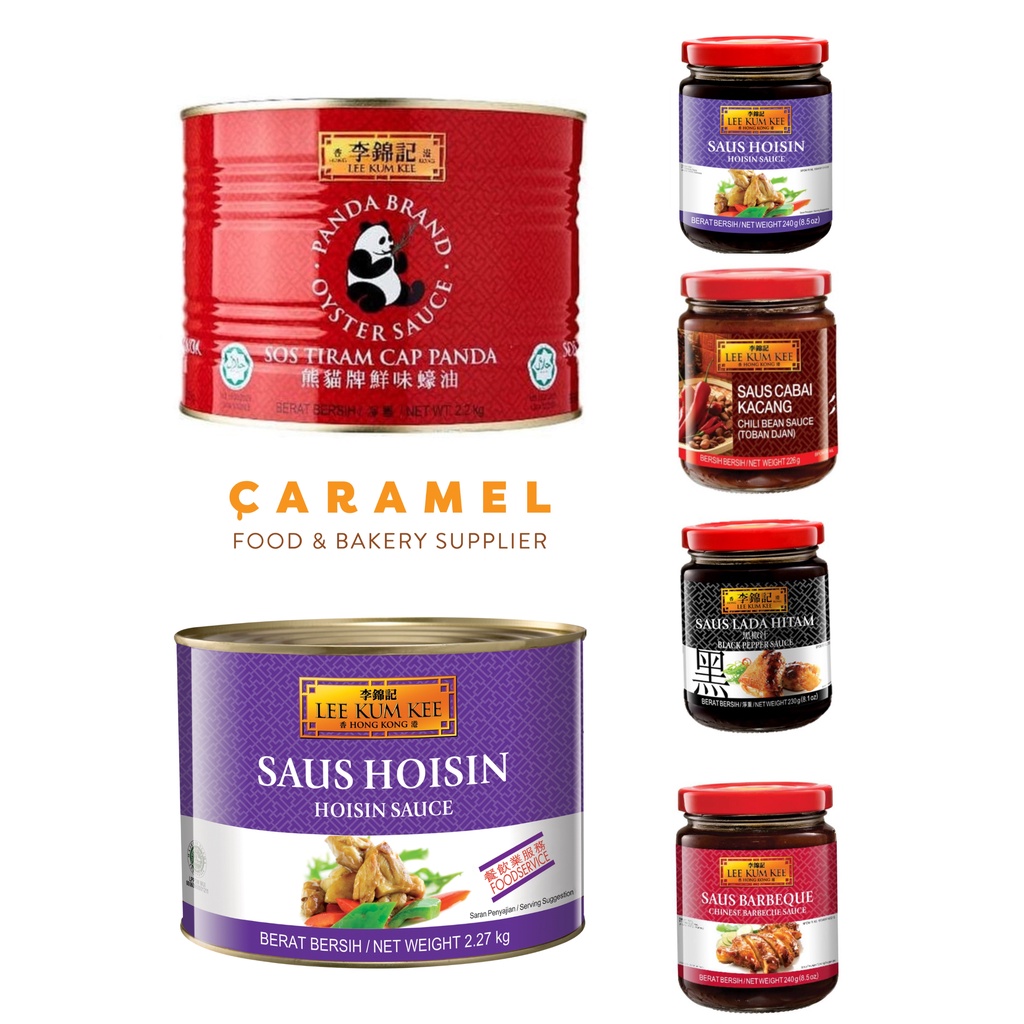 

Lee Kum Kee Lada Hitam - Lee Kum Kee Hoisin - Lee Kum Kee Saus Cabai Kacang - Lee Kum Kee BBQ - Saus Lada Hitam/Hoisin/Cabai Kacang/BBQ