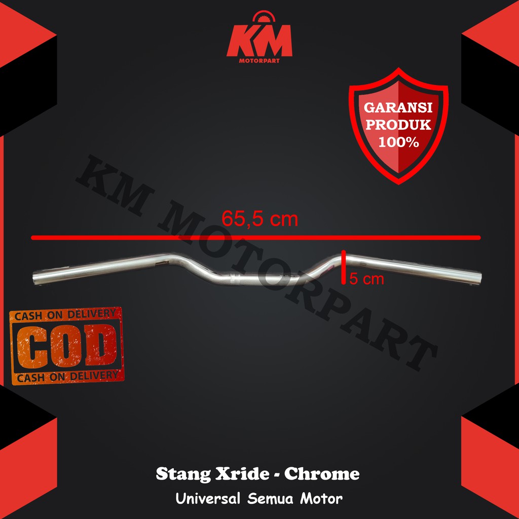 Stang Stir Setang Xride Universal Semua Motor Racing Variasi KLX Cb Vixion r15 cbr Xabre Ninja Beat