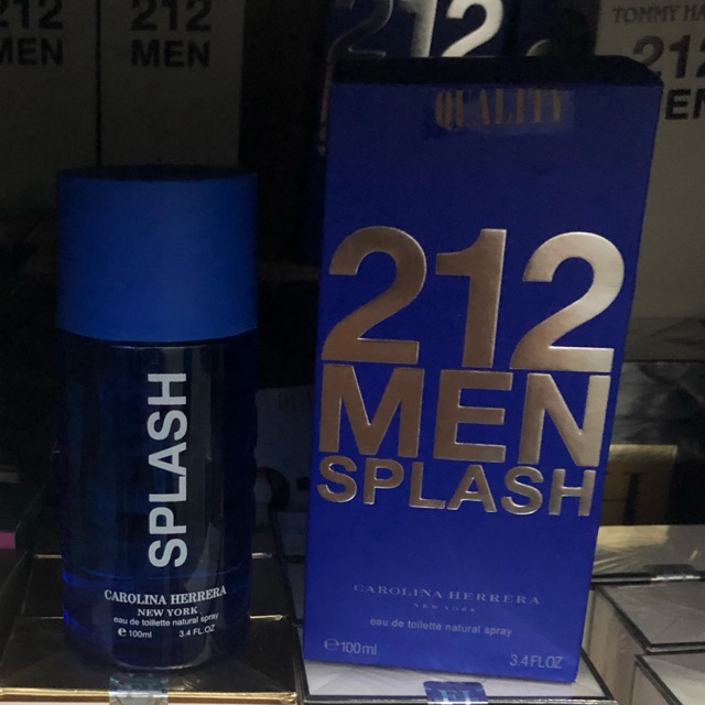 Parfum pria terbaik 212 MEN SPLASH BLUE 100 ML