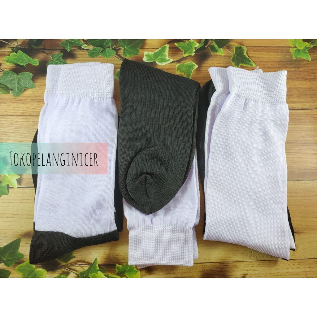 Kaos Kaki Sekolah Hitam Putih MELODY Tokopelanginicer