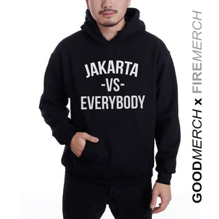 Jaket Hoodie Jumper Sweater Distro JAKARTA VS EVERYBODY