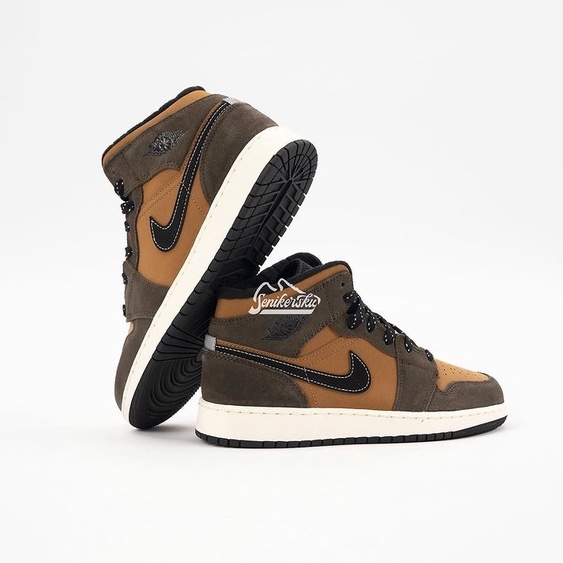 Air Jordan 1 Mid Dark Chocolate GS