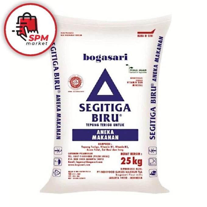 

[[COD]] Tepung Terigu Segitiga Biru Karung 25 kg Grosir OBRAL Kode 1431