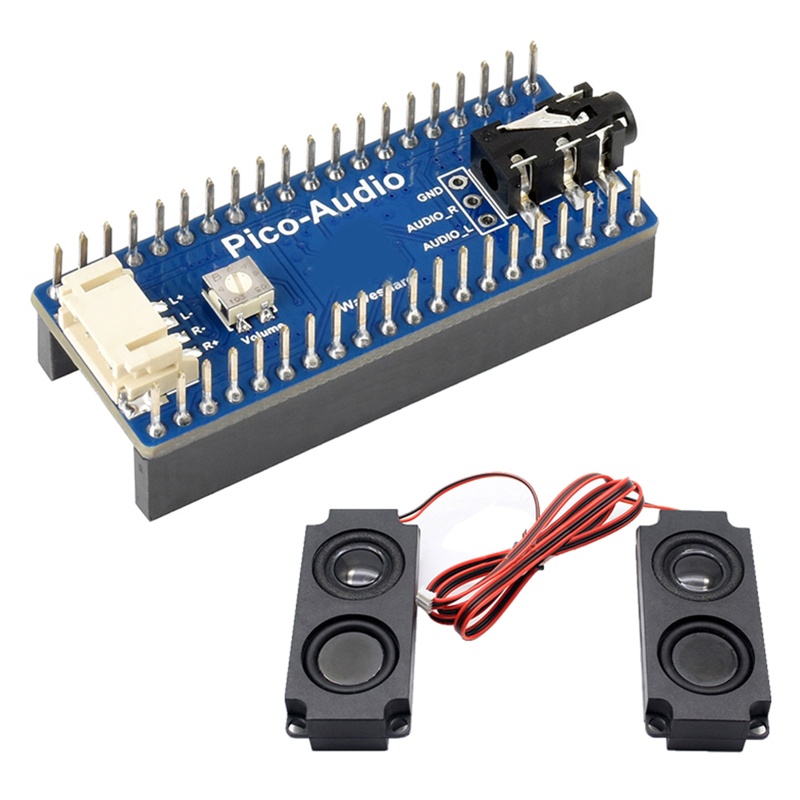 Btsg Modul Ekspanding Pico-audio Dengan Header Raspberry Pi Pico Standar Mendukung Raspberry Pi Pico Series Dengan Speaker
