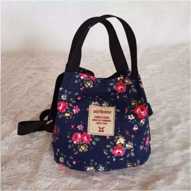 TAS SALEMPANG WANITA KANVAS LIVING, TRAVELING, SHARE