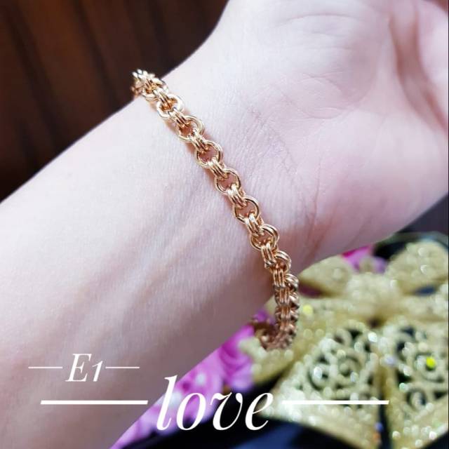 Xuping gelang lapis emas 24k 1109j