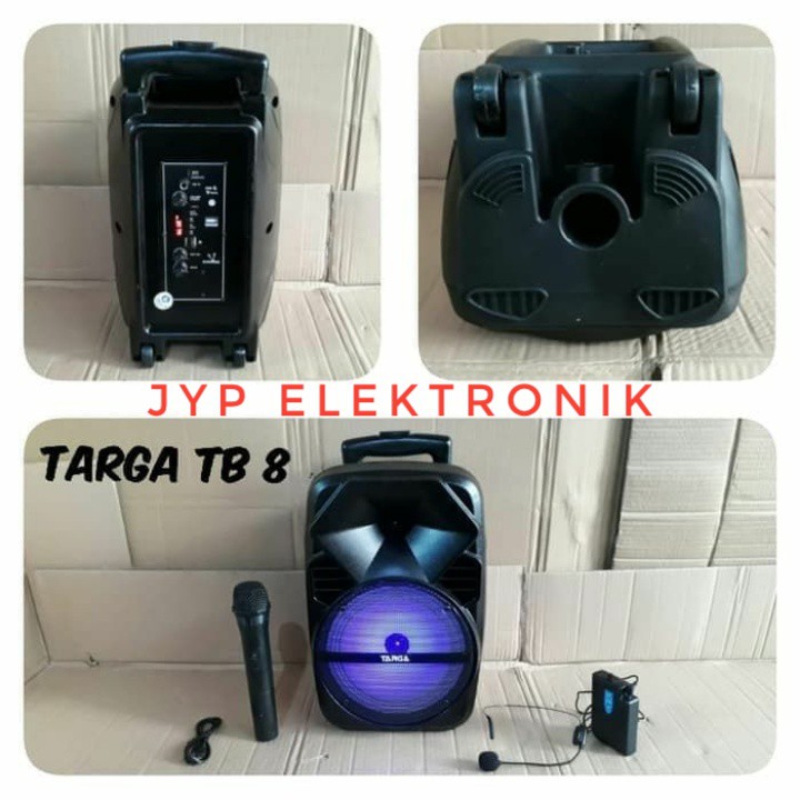 SPEAKER AKTIF PORTABLE TARGA TB 8 / TB8 / TB-8 BLUETOOTH