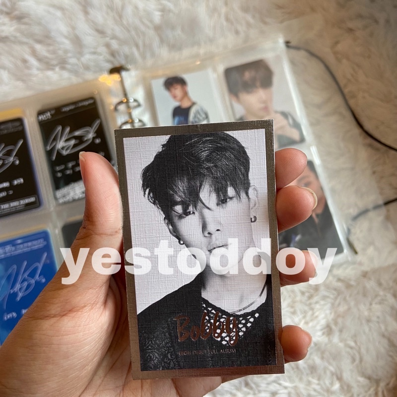 Bobby photocard iKON album welcomeback green ver