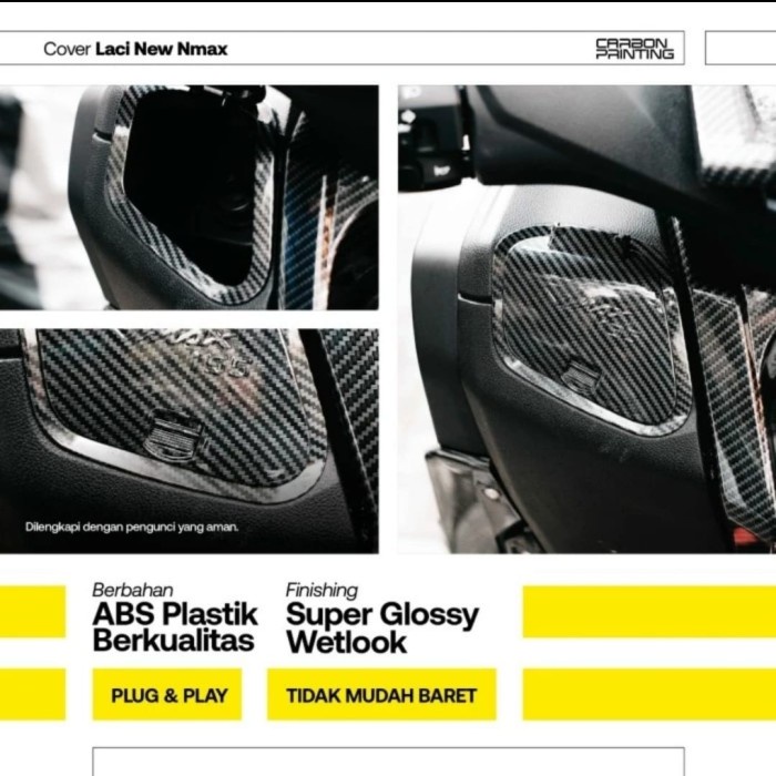 TUTUP LACI BAGASI KIRI NEW NMAX 2020 2021 2022