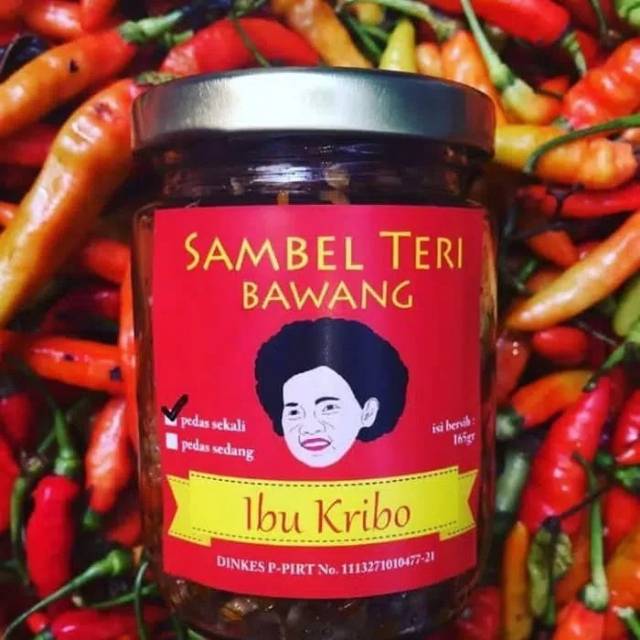 

Sambal Ibu Kribo Teri Bawang