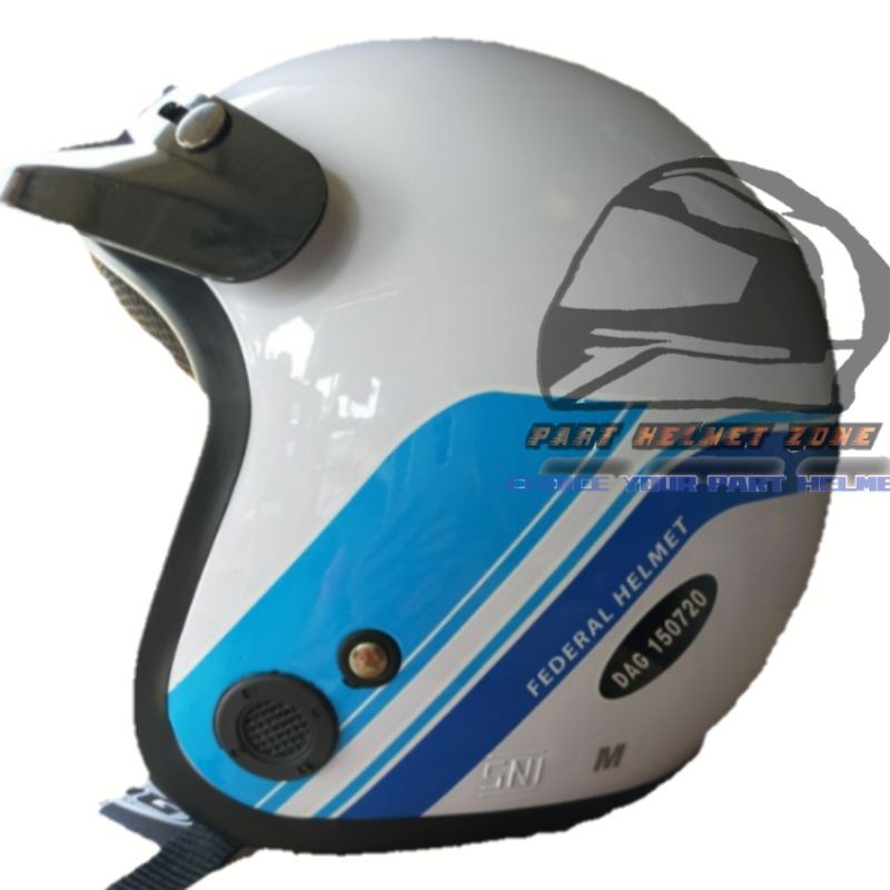 Helm Retro GL series || Helm Clasik || Helm Bogo retro Clasik jadul Pet Atau kaca Datar flat || COD