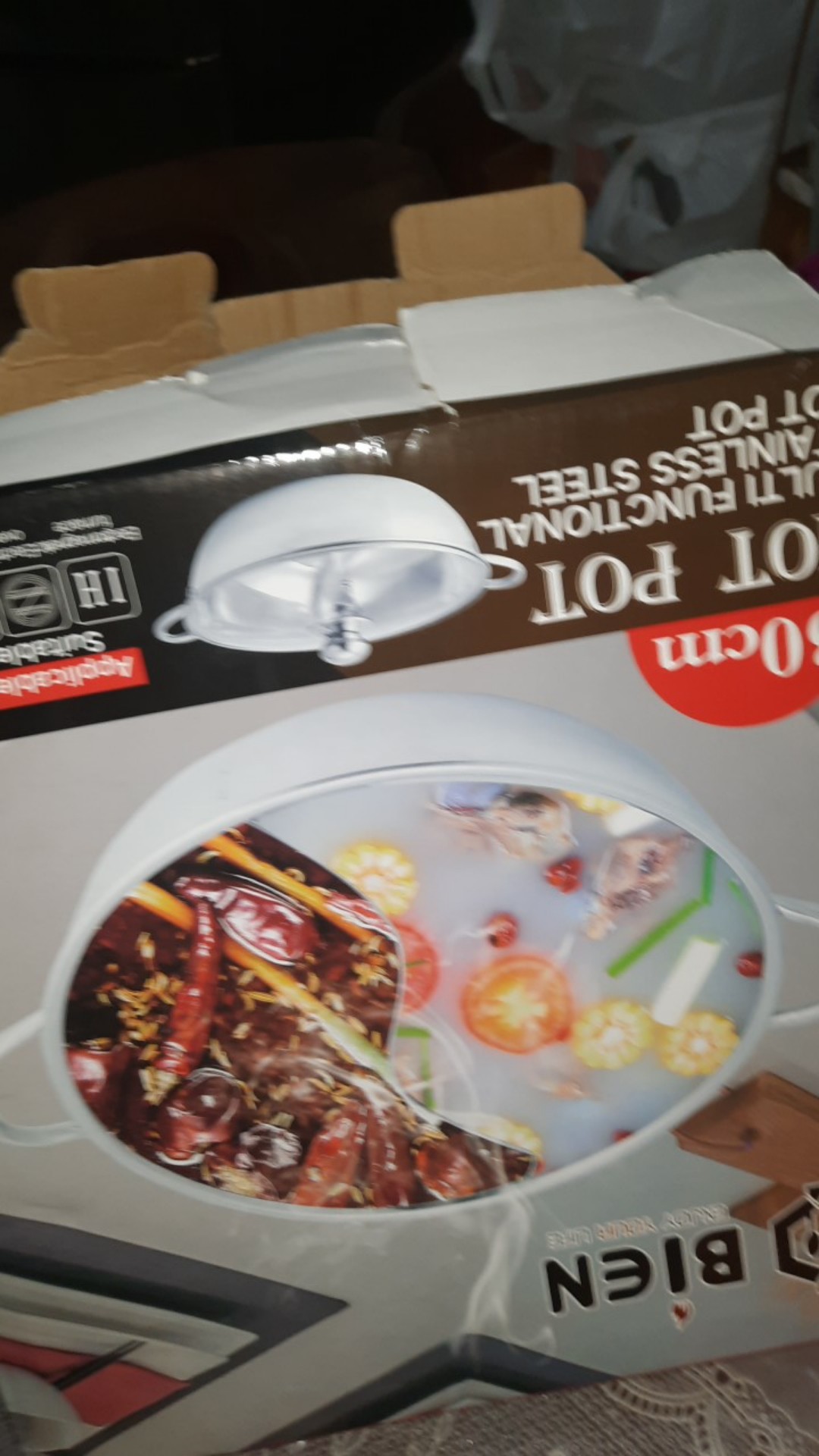 Panci Shabu Sekat 30/ Shuki Shabu 30cm Stainless Steel