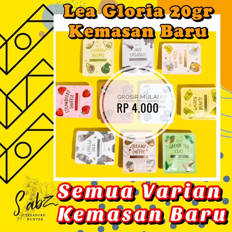 LEA GLORIA Day By Day Mask 20gr BPOM