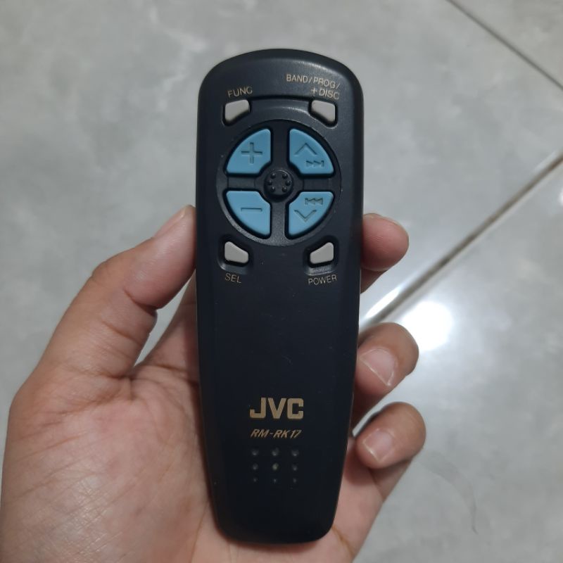 REMOTE REMOT DVD TAPE MOBIL JVC RM-RK17 ORIGINAL ASLI