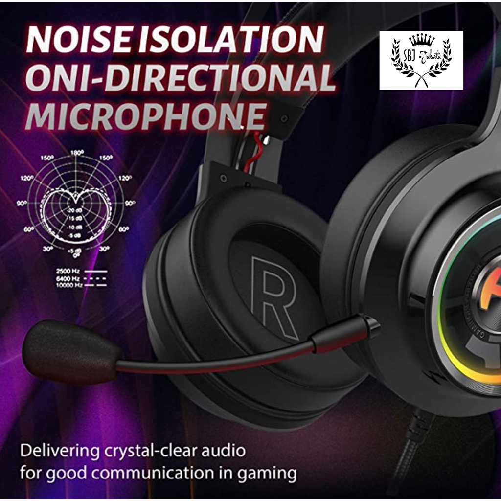 HEADPHONE GAMING MULTIFUNGSI HECATE G4 TE HEADSET Headphone 7.1 SURROUND 50mm NdFeB driver TUNED for E-SPORT