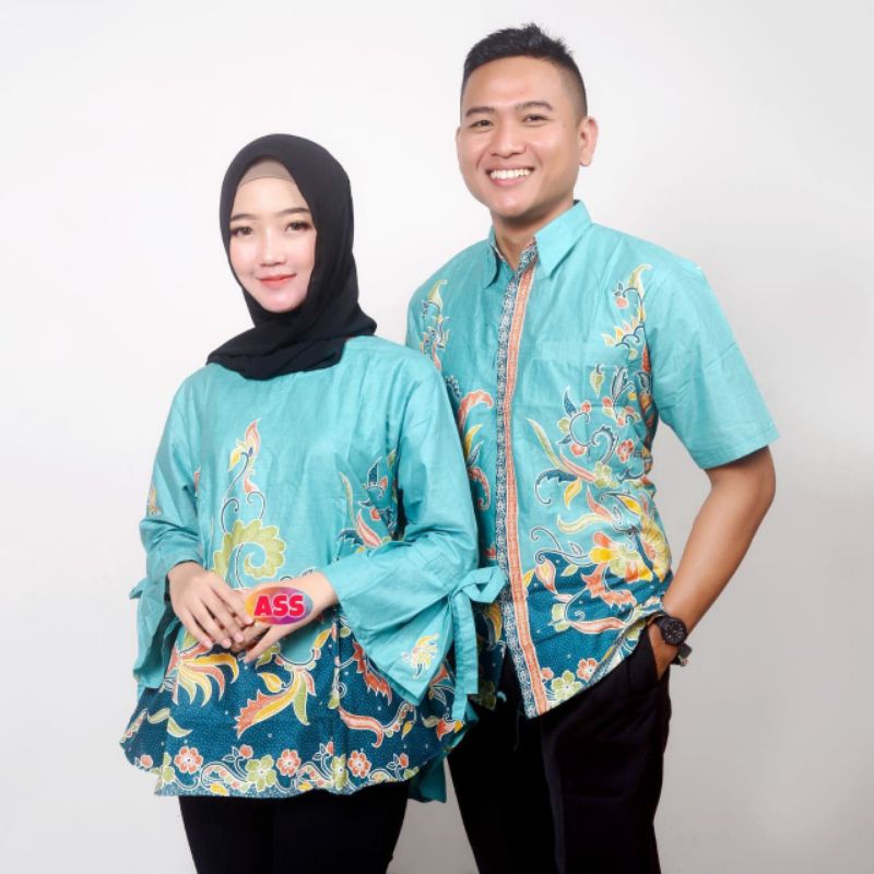 COUPLE HEM BLOUSE BATIK MODERN EXLCUSIVE UNGGUL JAYA