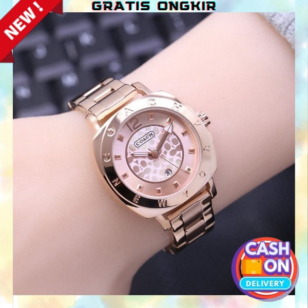 Jam Tangan Wanita Murah Elegan Mewah Kecil Water Resistant Arloji Wanita Rantai Jam Cewek Anti Air G