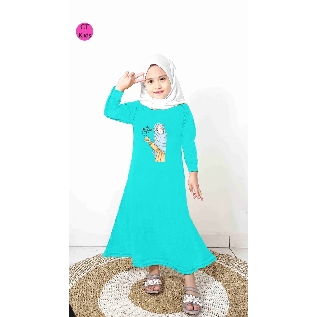 Gamis Anak Perempuan DTF Muslimah Cute CF Kids