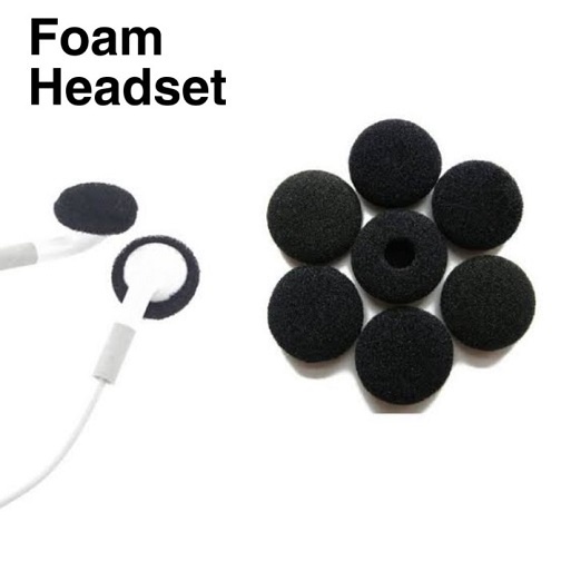 Sepasang Busa Foam Replacement Earbud Pad 18mm Soft Sponge Cover Earphone Eartips Alat Bantalan Lembut untuk Telinga