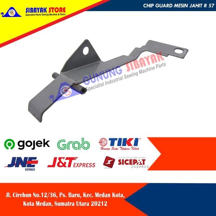 Tutup Chip Guard mesin neci pegasus R57