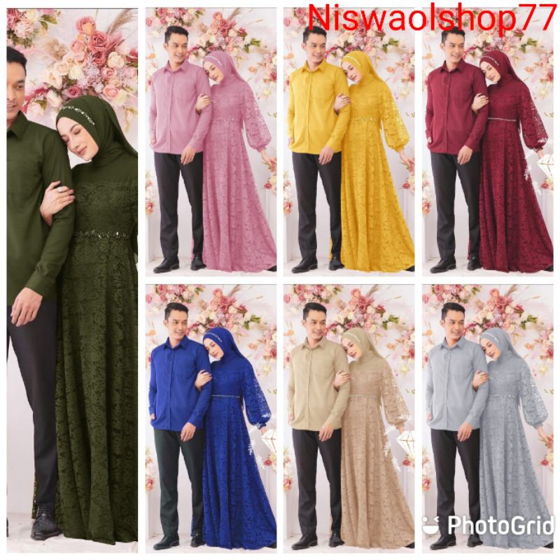 ( BISA COD ✔ )CP ZULAIKHA Couple Murah fashion wanita Kondangan pesta baju pasangan kis