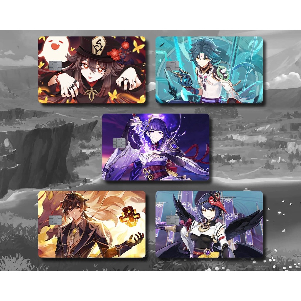 GENSHIN IMPACT SPECIAL | GARSKIN / STICKER KARTU ATM / SKIN KARTU ATM / DEBIT / CREDIT / EMONEY / FL