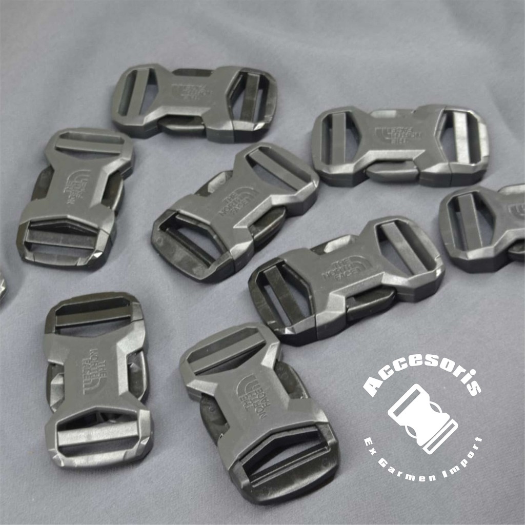Buckle / Slop ACETAL 2.5 - 2 CM - 1,5 CM cm tnf - kunci sodok tali webbing aksesoris tas