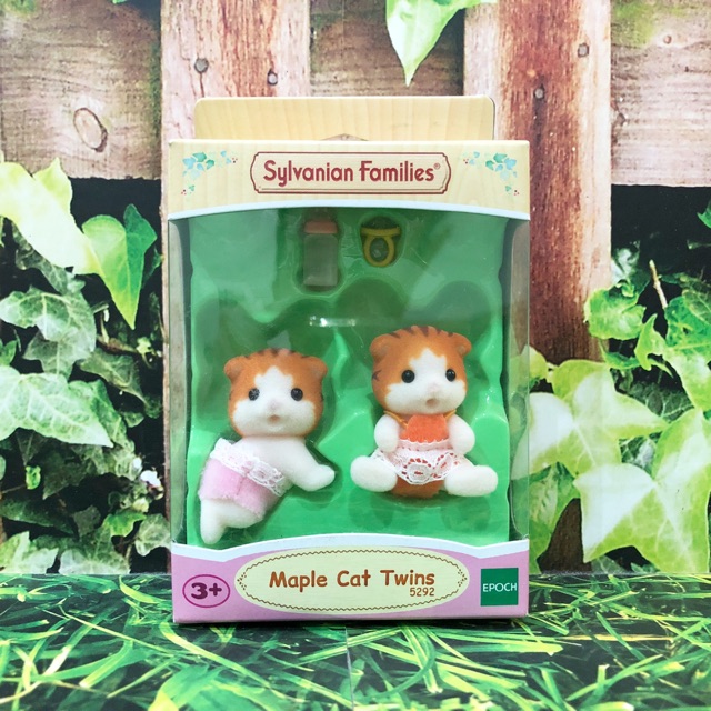 sylvanian families maple cat twins