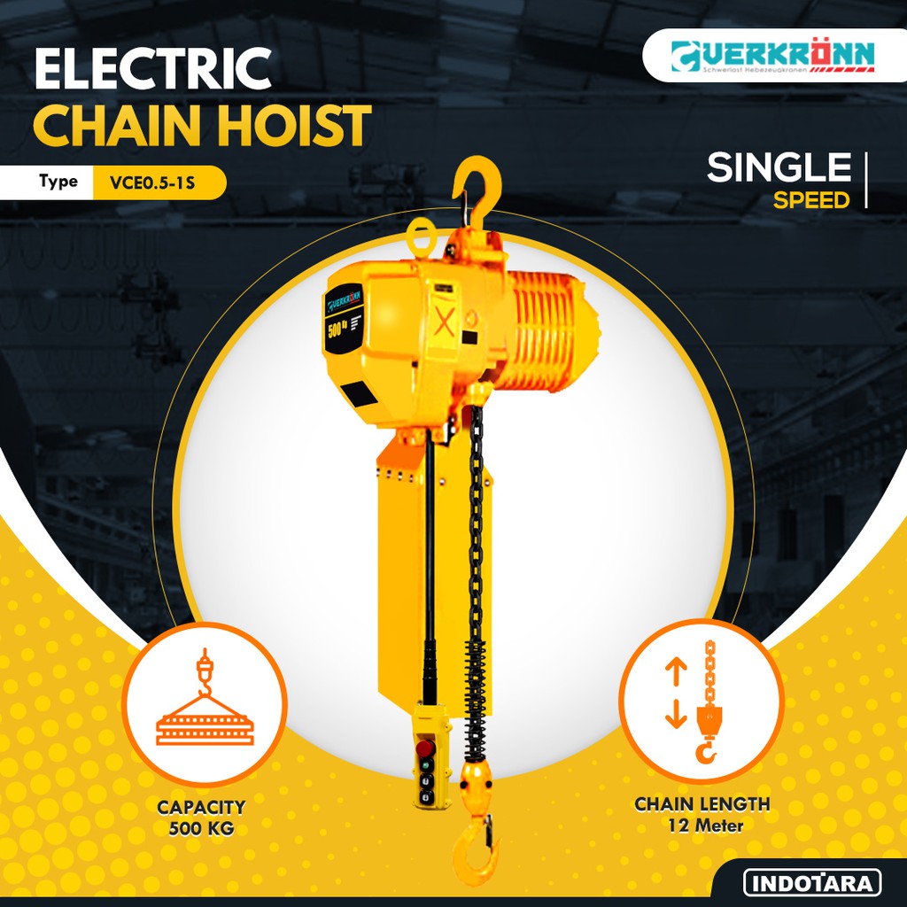 Electric Chain Hoist Verkronn VCE0.5-1S