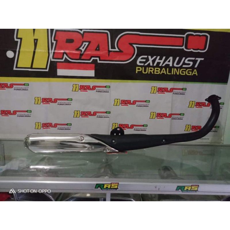 KNALPOT STANDAR RACING PEREDAM RX KING