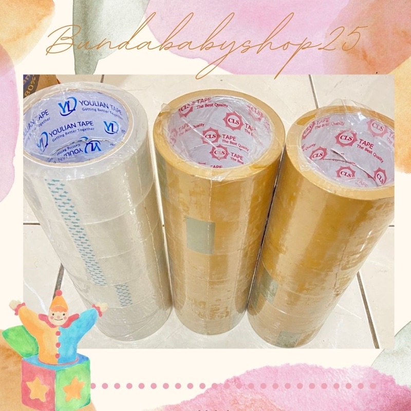 

Lakban Bening,Lakban Cokelat,Lakban Fragile merah,Lakban fragile Putih,Lakban olshop #Bundababyshop25