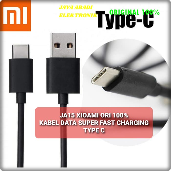 J15 XIAOMI ORIGINAL KABEL DATA USB TYPE C TIPE C CABLE CAS CASAN SUPER FAST CHARGING J15  xiaomi ori 100% kabel data usb type c tipe cable cas casan super fast charging travel adapter adaptive flash charger hp quallcom quick handphone androit petir multi