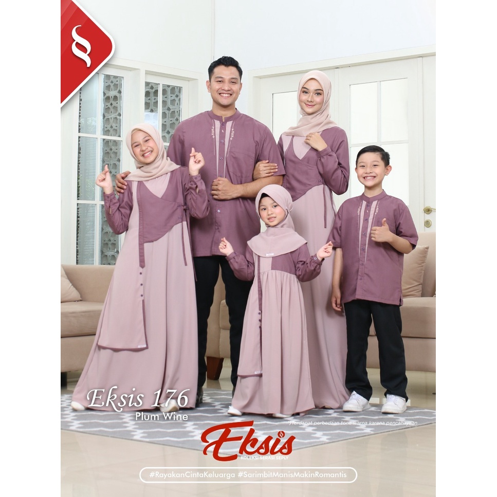 Seply Eksis 176 Plum Wine Sarimbit Ungu Best Seller
