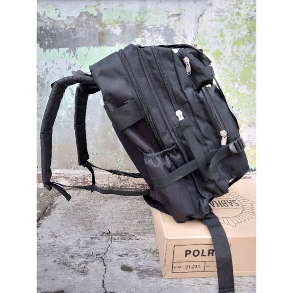 Ransel hitam brimob MP