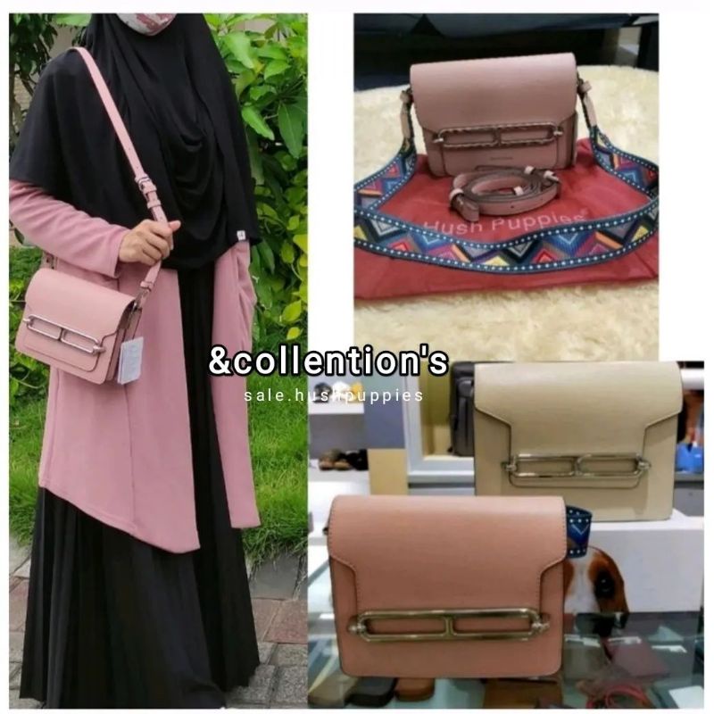 TAS SLING BAG CEWEK DAPHANE ORI HUSH PUPPIES, SALEE