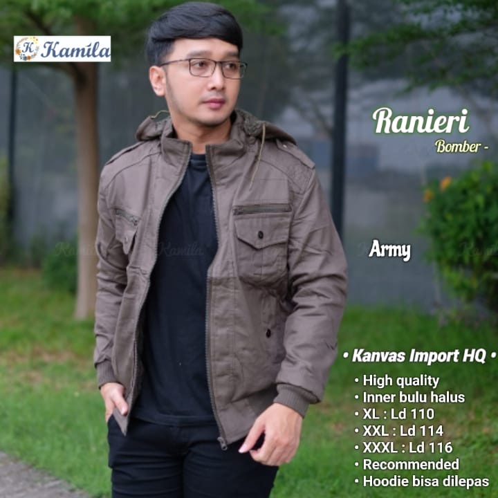 ranieri jaket jacket bomber boomber pria cowok cowo anak laki laki dewasa coach coac resleting custo