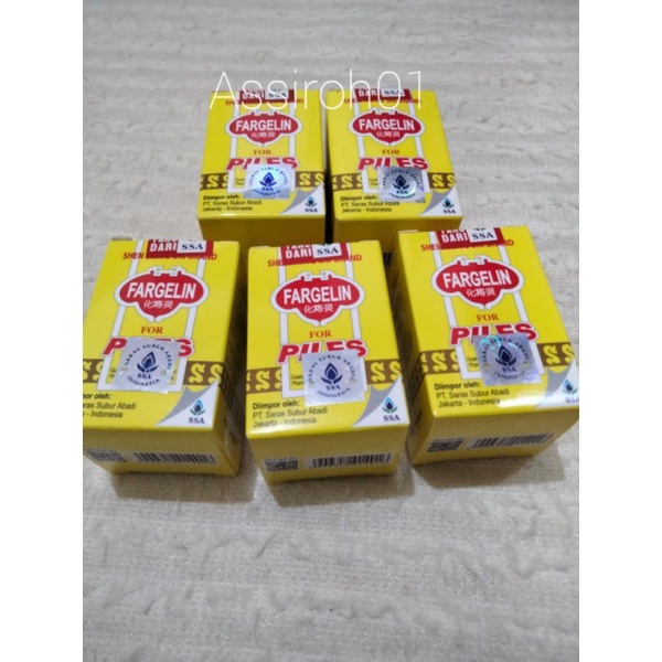 FARGELIN FOR PILES (OBAT WASIR/AMBEYEN)