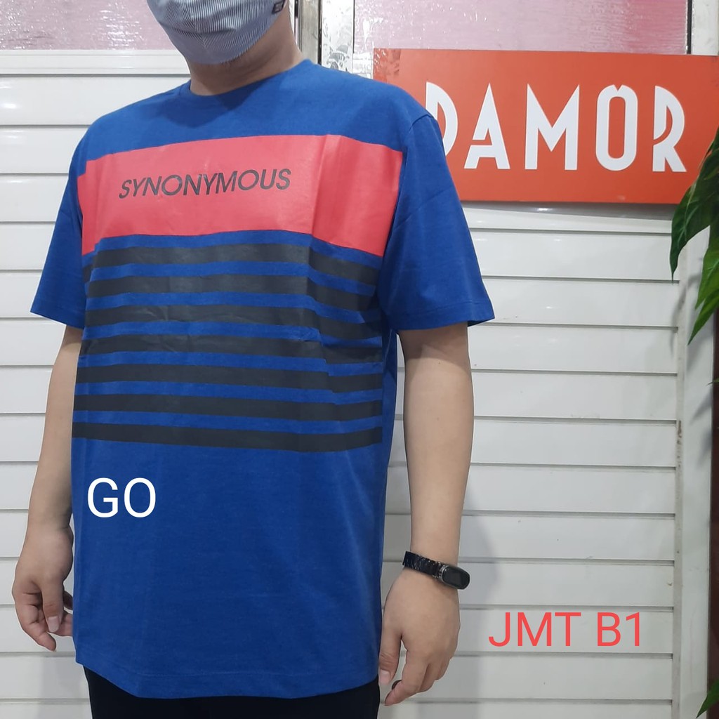 gof B1 DAMOR (CRESSIDA) 2XL Jumbo Extra Size Big Size Misty Kaos Oblong Baju Distro Kaos Dakwah Pria