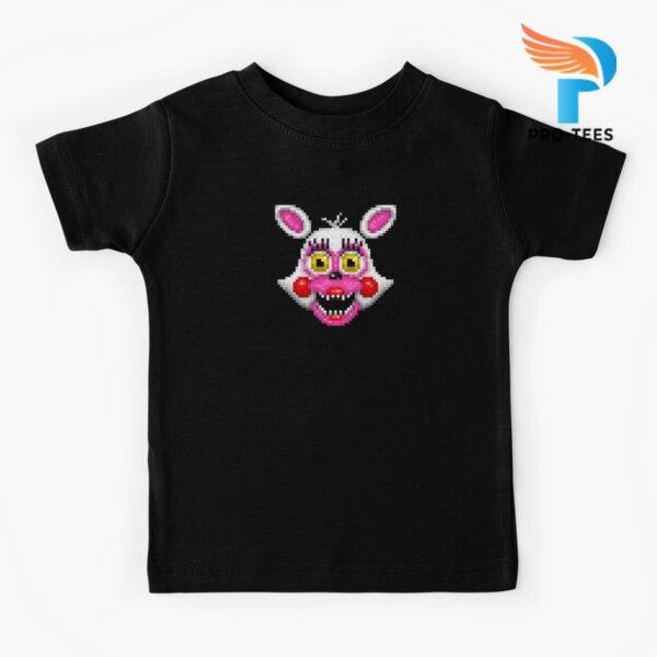 Kaos Baju Anak Adventure Funtime Mangle - FNAF World - Pixel Art #318