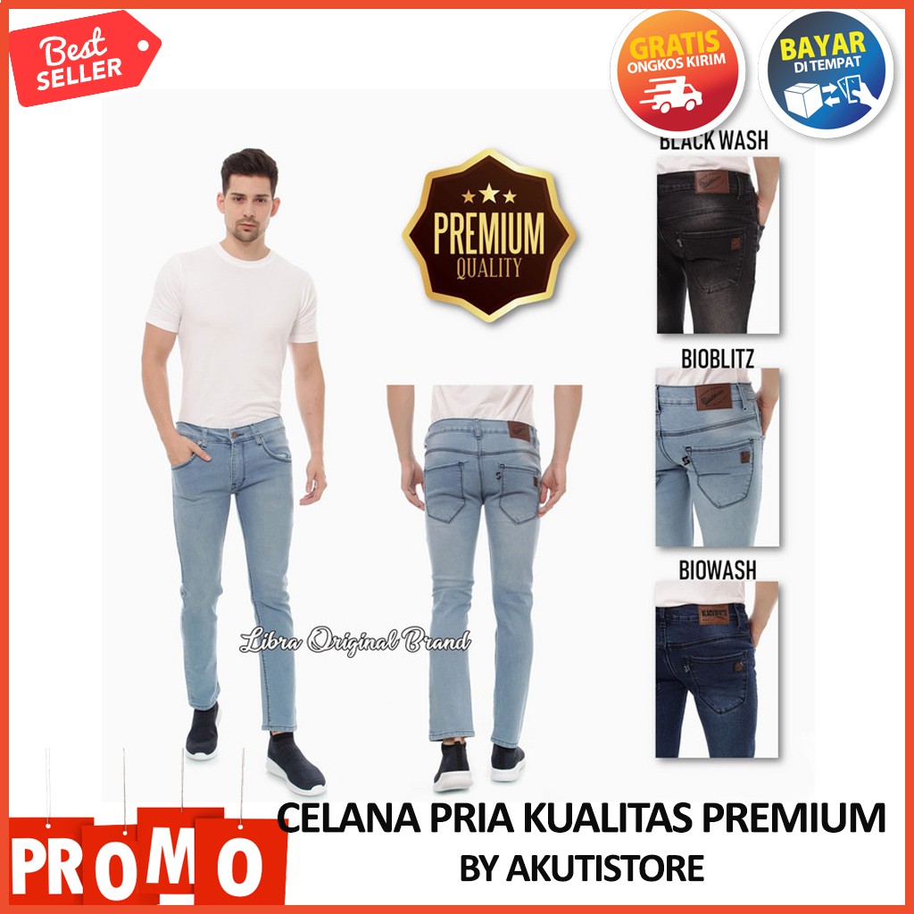 Celana Pria Keren Panjang Murah Jeans Cowok Jeans Cowok Casual Y7X8 Celana Jeans Pria Model Terbaru