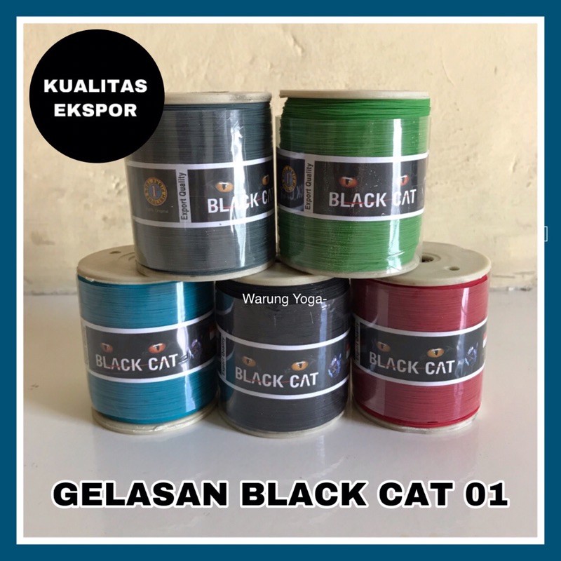 Benang Layangan Gelasan Black Cat, Cobra, Semut, dll (1 pak)