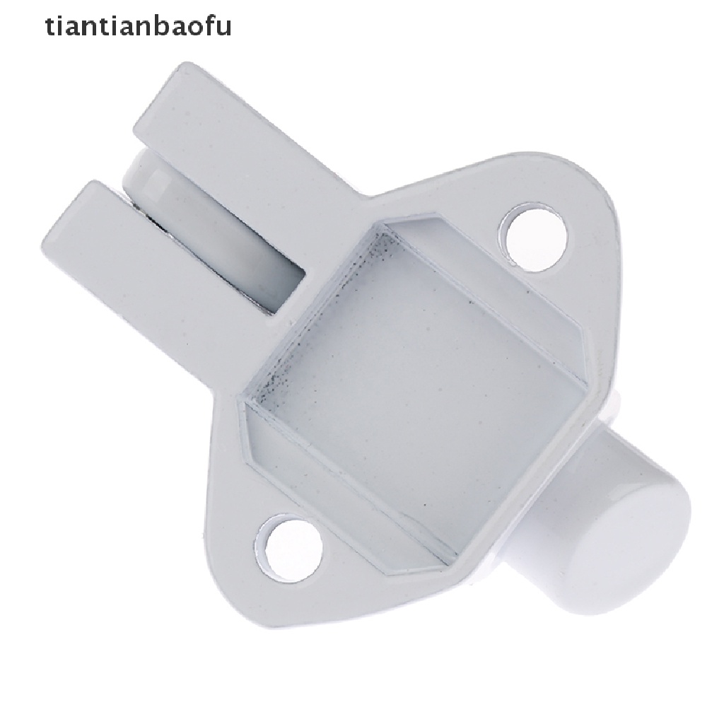 [tiantianbaofu] Aluminum Alloy Door Latch Lock Window Gate Pull Ring Spring Bounce Latch Lock Boutique